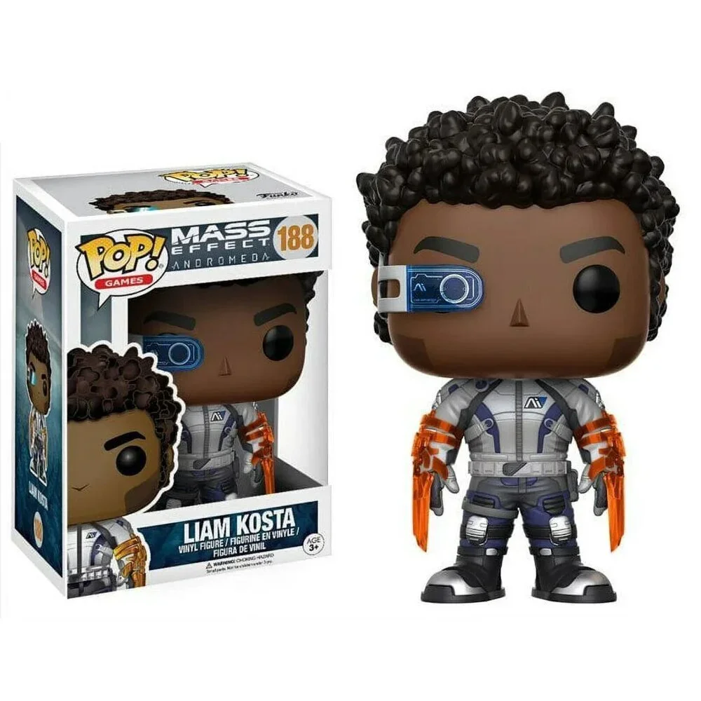 Funko Pop! Games Mass Effect Andromeda – Liam Costa #188 Vinyl Figure Damaged Bo
